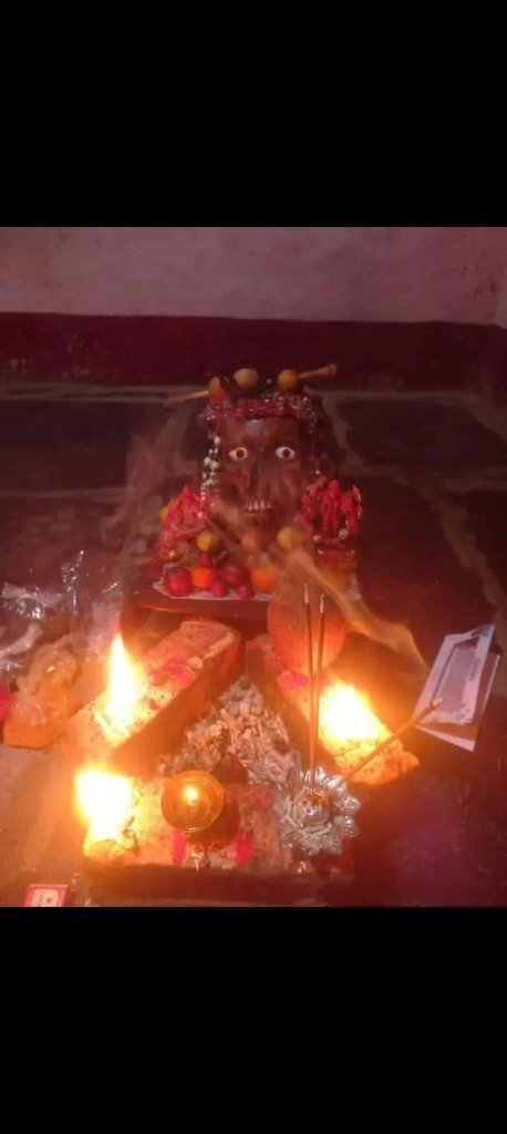 Aghor Anushthan & Sacred Altar with Diya
